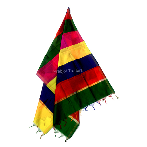 Multicolor Original Taffeta Silk Dupatta - 2.25 Meter, Breathable & Non-toxic, Printed Design For Daily And Party Wear