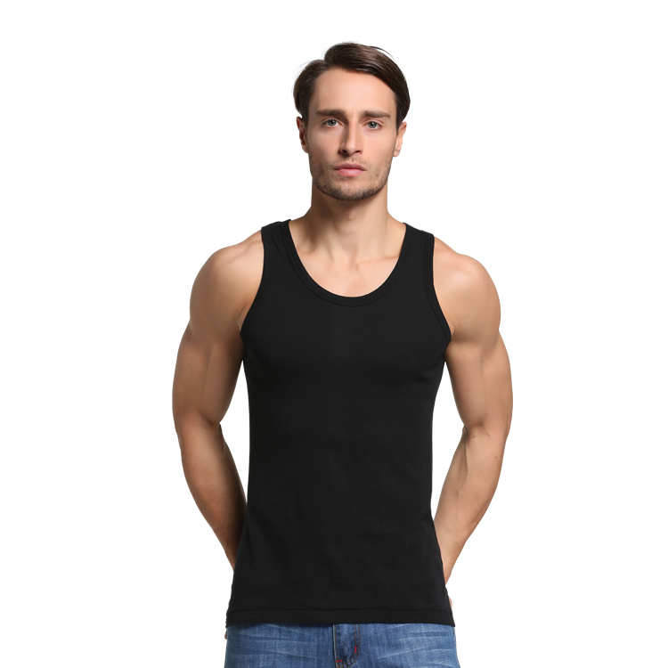 Mens Cotton Vest - Cotton Customized Size Black/white/navy/grey Colors | Sleeveless Design Plain Pattern Suitable For All Age Groups