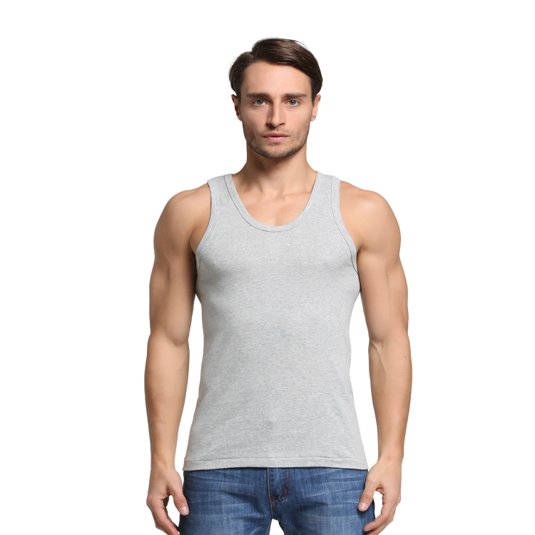 Mens Cotton Vest - Cotton Customized Size Black/white/navy/grey Colors | Sleeveless Design Plain Pattern Suitable For All Age Groups