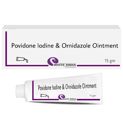 Povidone Iodine & Ornidazole Cream - General Medicine Formulation | Dosage As Directed By Physician, Store Cool & Dry