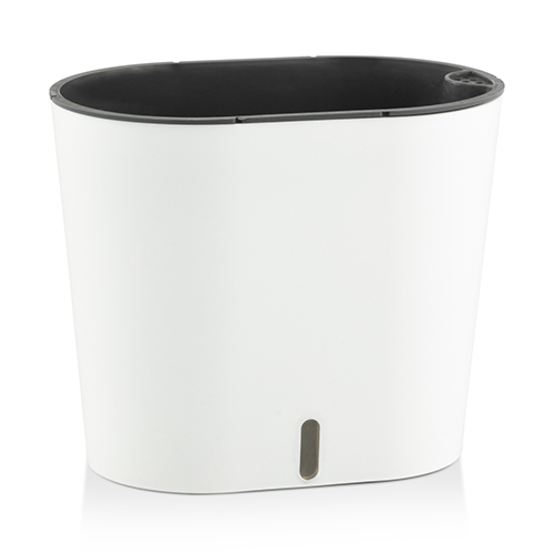 Cavender Series Pot - Polypropylene, 5"*6"*7" Inch, Brown, Green, Grey, Ivory, Orange, Peacock Green, White, Sea Green, Yellow | Uv Resistant, Waterproof, Self-watering, Glossy Finish
