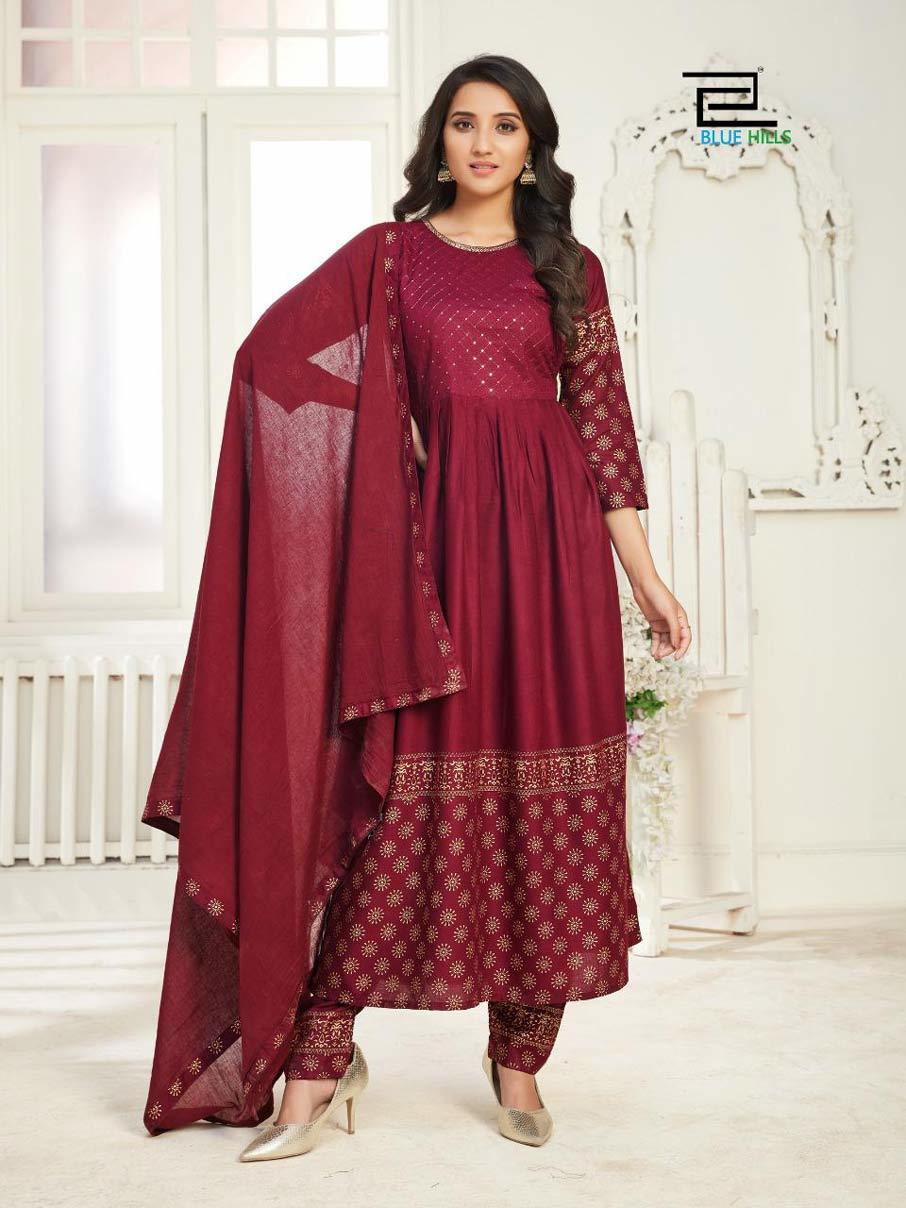 Washable Dholna Vol 1 Rayon Plain Sequence Work Kurti Catalogue