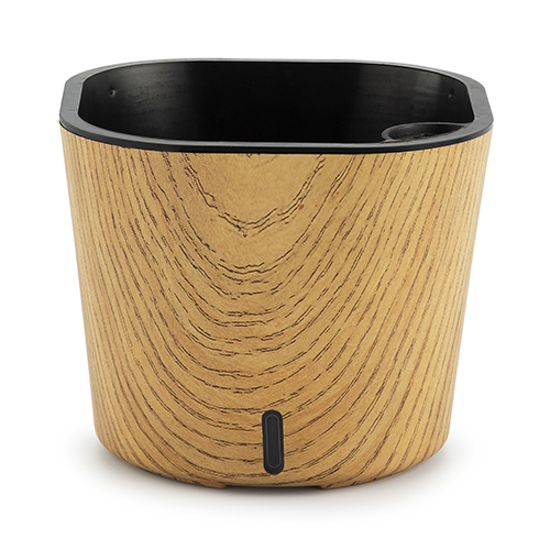Dot Wood Cube Printed Series Self Watering Pot