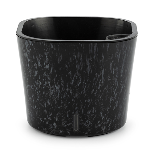 Dot Wood Cube Printed Series Self Watering Pot