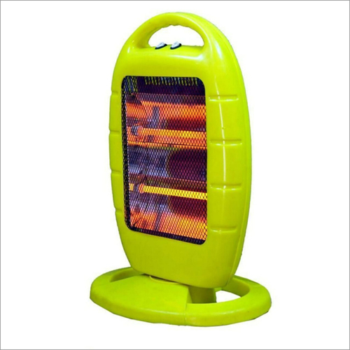 Electric Heater - Plastic, 12x10x8 inches, Green | 1500W, Ceramic Heating Elements, Lightweight at 5 lbs