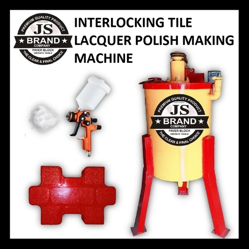 Interlocking Tile Lacquer Polish Making Machine