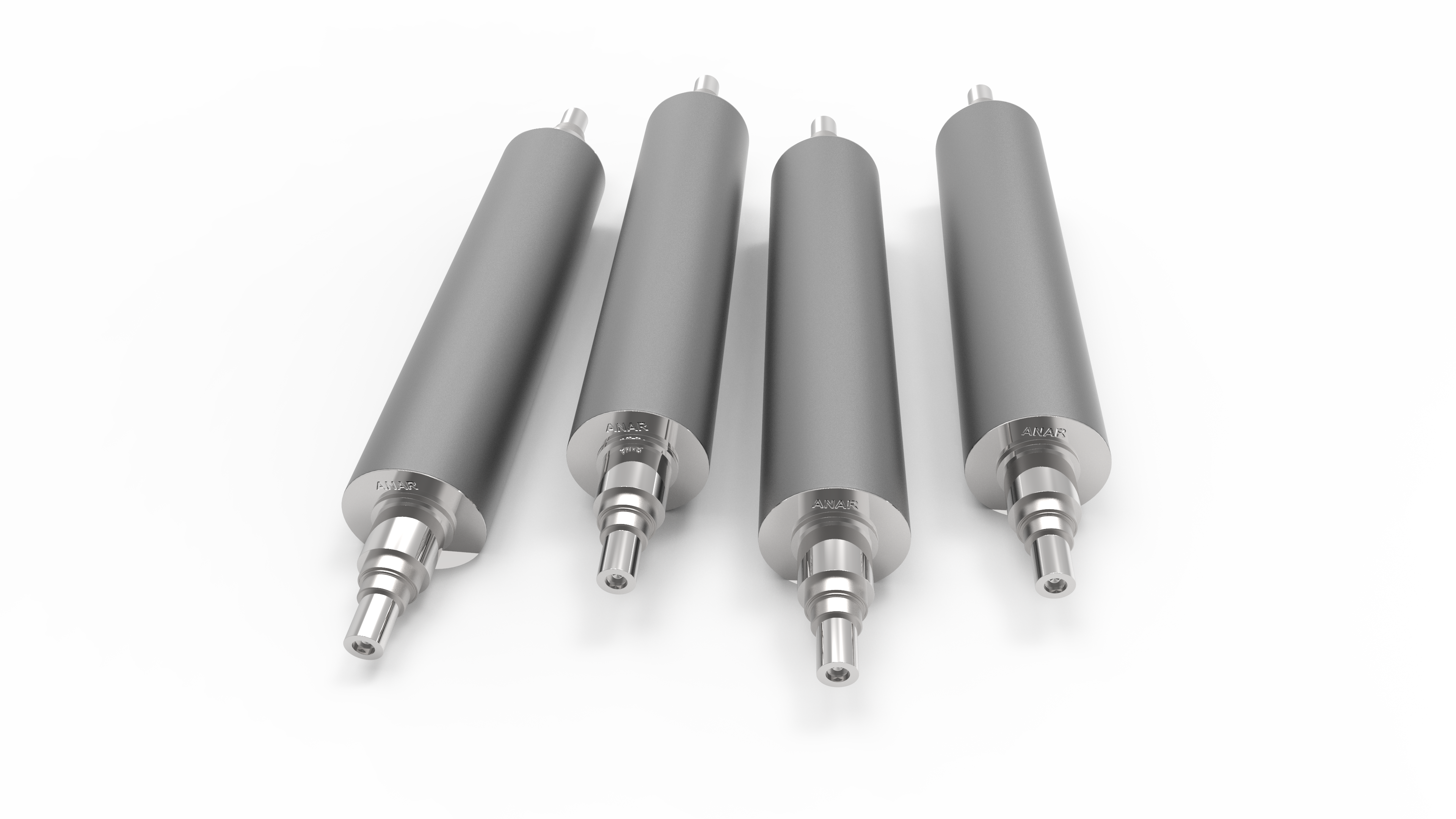 Anilox Rollers - Iron Material, Length Up To 5 Mtr., Diameter Up To 250 Mm, Silver Color - High-quality Inking Roller With 1400 Hv Surface Hardness And Chemical Engraving, Model Art-2234