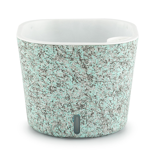 Black Structure Cube Painted Series Pot
