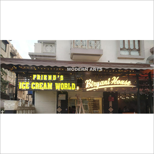 3D Acrylic Sign Board - Acrylic Material, Standard Size, Any Color Options | Electric Powered, Ideal for Home Decoration