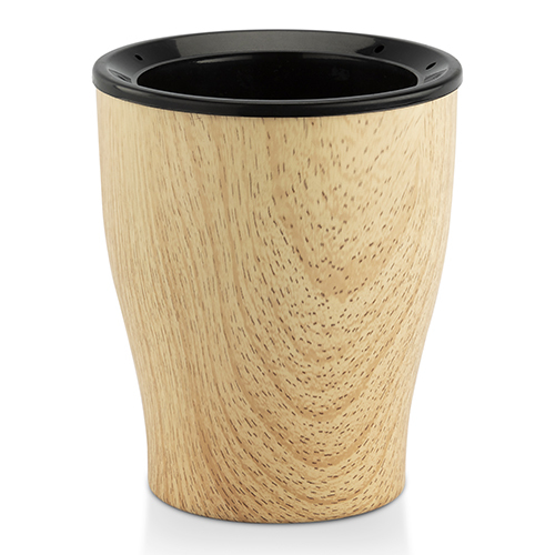 Dot Wood Cone Printed Series Pot