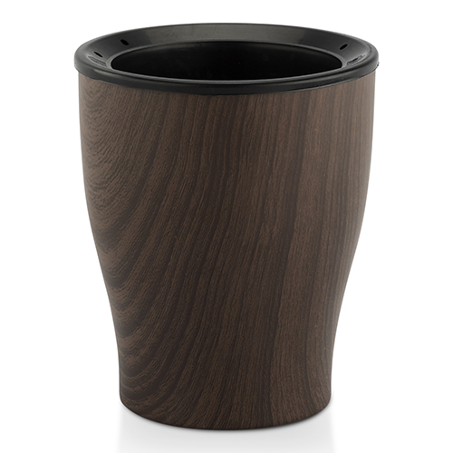 Dot Wood Cone Printed Series Pot