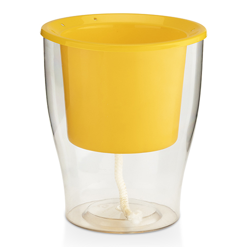 Clear Series Acrylonitrile Butadiene Styrene Pot - Abs Plastic, 6"x5", Glossy Finish, Available In Green, Grey, Sea Green, White, Yellow, Pink, Red, Black | Self-watering, Easy To Paint And Clean, Ideal For Vertical And Balcony Gardening