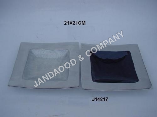 Aluminum Tray And Bowl With Food Safe Enamel