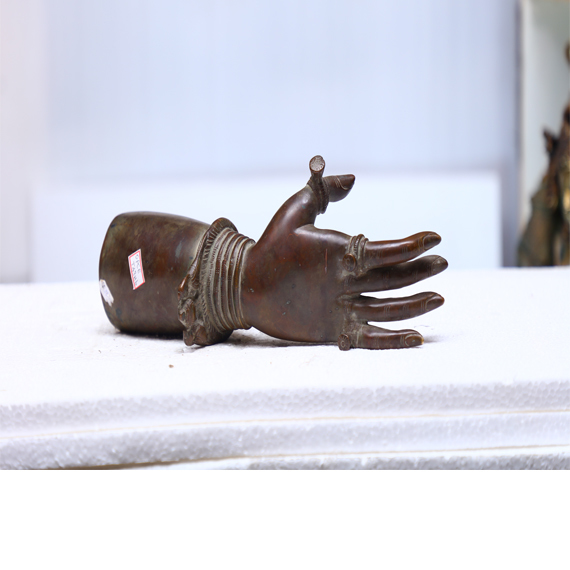 Bronze Articals - Bronze, 12x8x31 Cm, Brown | Collectible Item, Durable Material, Handcrafted, Intricate Design, Unique Artwork, Hardness: 60-258 Vickers