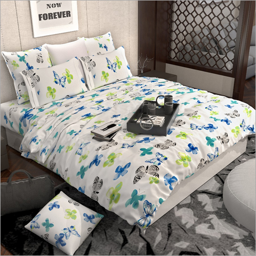 मल्टीकलर 3 डी बेड शीट