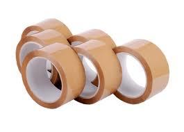 BOPP Self Adhesive Tape - 48mm Width, 66m Length, Brown Color | BOPP Film Material, 50 Micron Thickness, Acrylic Adhesive, 76mm Core Diameter