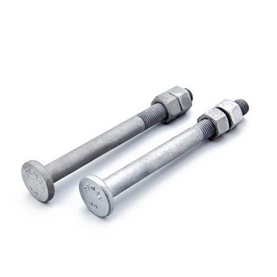 Step Bolts With Nuts - Steel Material, Various Sizes Available | Durable Fastening Solution For Secure Connections