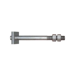 Foundation Bolts - Ms, M10 To M48, Length 20-2100 Mm, Grades 4.6, 5.6, 8.8, 10.9 | Zinc Plated, Hdg, For Heavy Engineering, Low Maintenance
