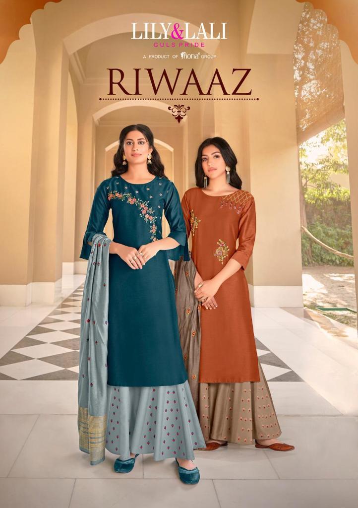 Indian Riwaaz By Lily & Lali Silk Ethnic Exclusive Collection Salwar Suits