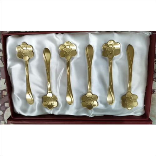 Table Elegant Cutlery Set - Metal, Different Sizes Available, Golden Color, Polished Finish | Sophisticated Dining Experience With Elegant Design