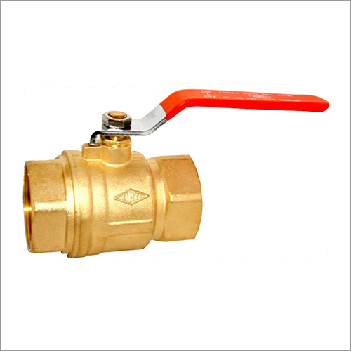 Brass Ball Valve - 2 Inch, Golden Finish | High Pressure 20 Bar, Leak-Proof and Corrosion Resistant Solution