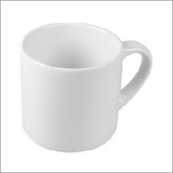 Tea Plain Mug - 11 Oz, 3.75"h X 3.25" Diameter, Glossy White Ceramic | Dishwasher Safe, Elegant C-handle, Durable, Easy To Clean, Versatile