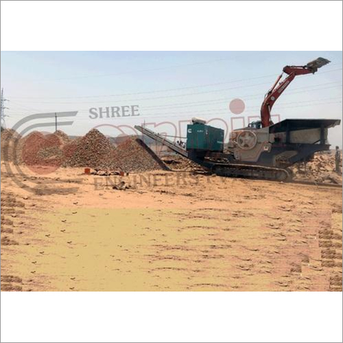 Ac Motor Track Mounted Mobile Jaw Crushing Plant