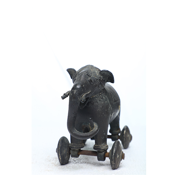 Traiable Elephant - Bronze 22x10x17cm Dark Brown