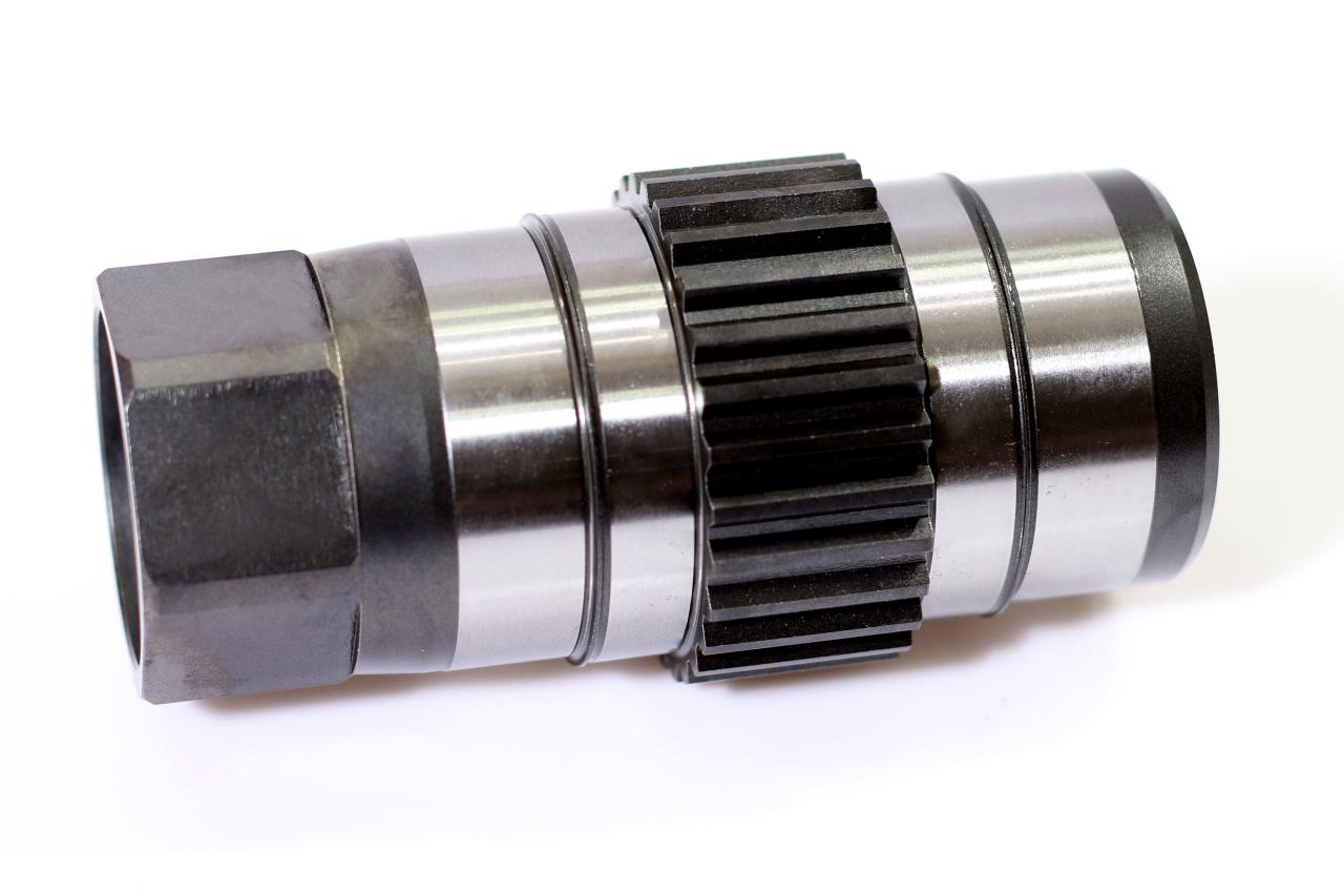 Hollow Shaft - Stainless Steel, 25x75mm Size, Silver Color | Chrome Coating, Premium Quality, Spline Texture, 20mm Diameter, 10mm Thickness For Automobile Industry