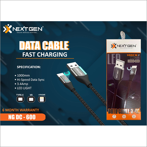 LED Light Fast Charging Data Cable