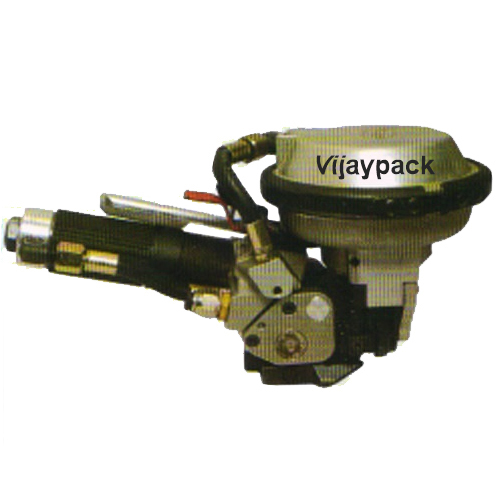 Pneumatic Steel Strapping Tool - Stainless Steel, Steel & Black Finish | Ideal For Heavy-duty Steel Strapping Applications