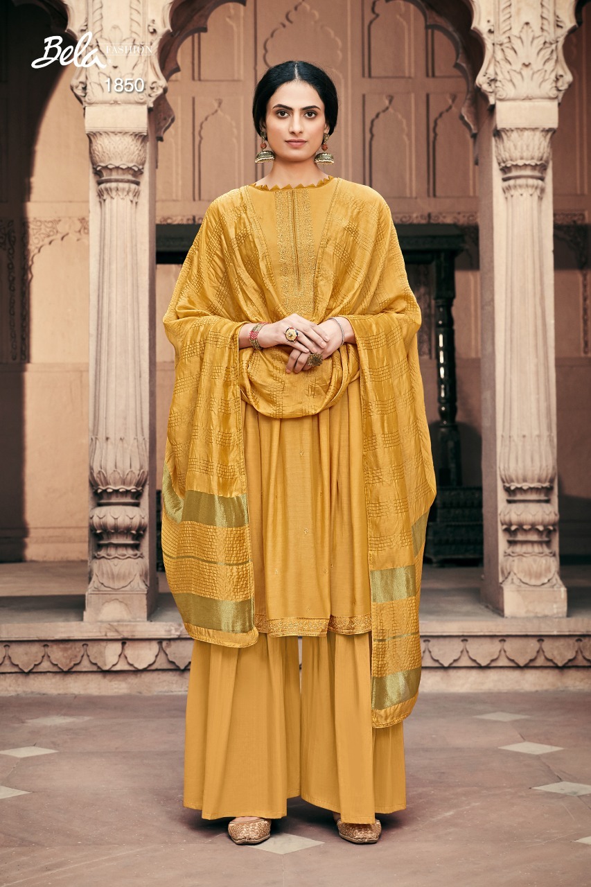 slim fit dress slacks Bela Fashion Presents Nazariya Vol 3 Viscose Fancy Designer Salwar Sui main image 0