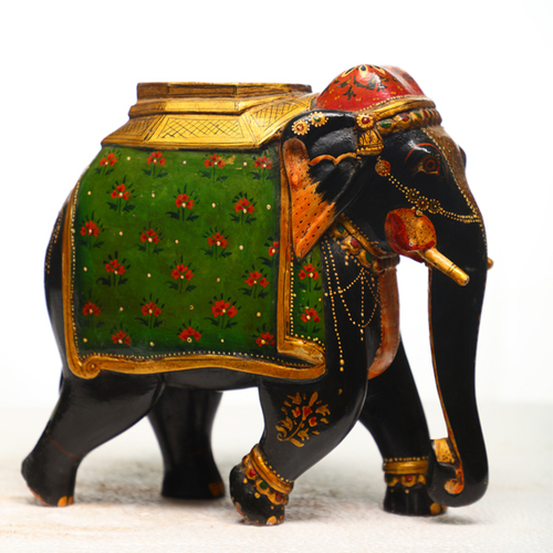 लकड़ी और कला हाथी