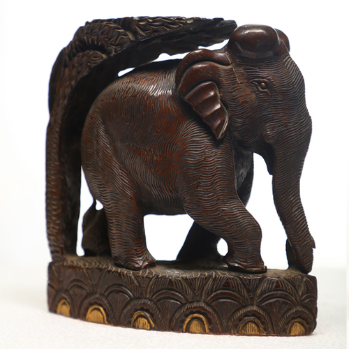 लकड़ी और कला हाथी