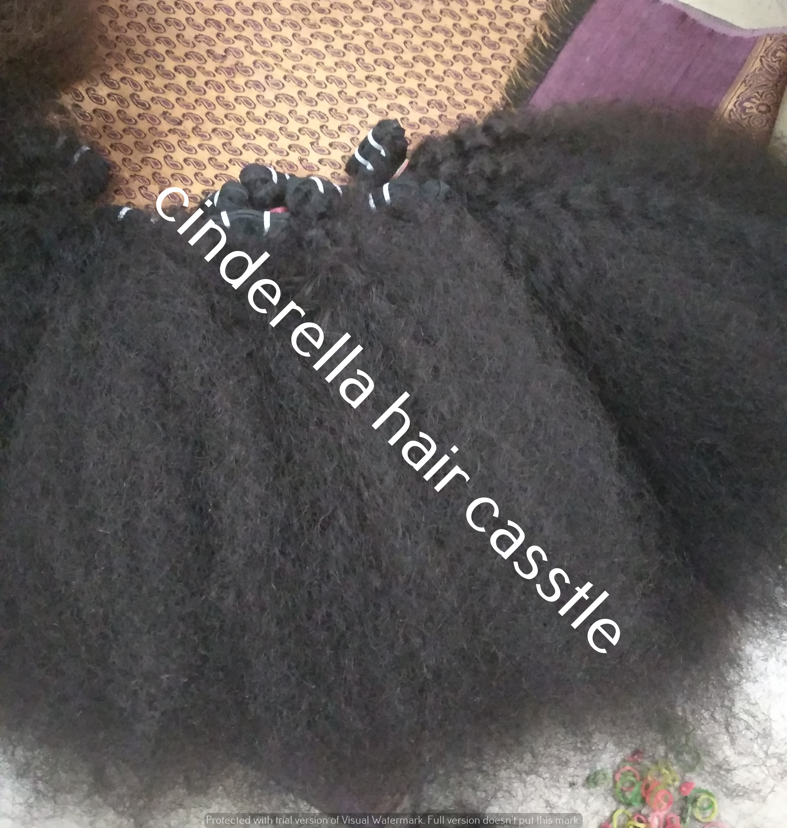 Natural Brown New Collections Raw Indian Curly Virgin Human Hair Extensions