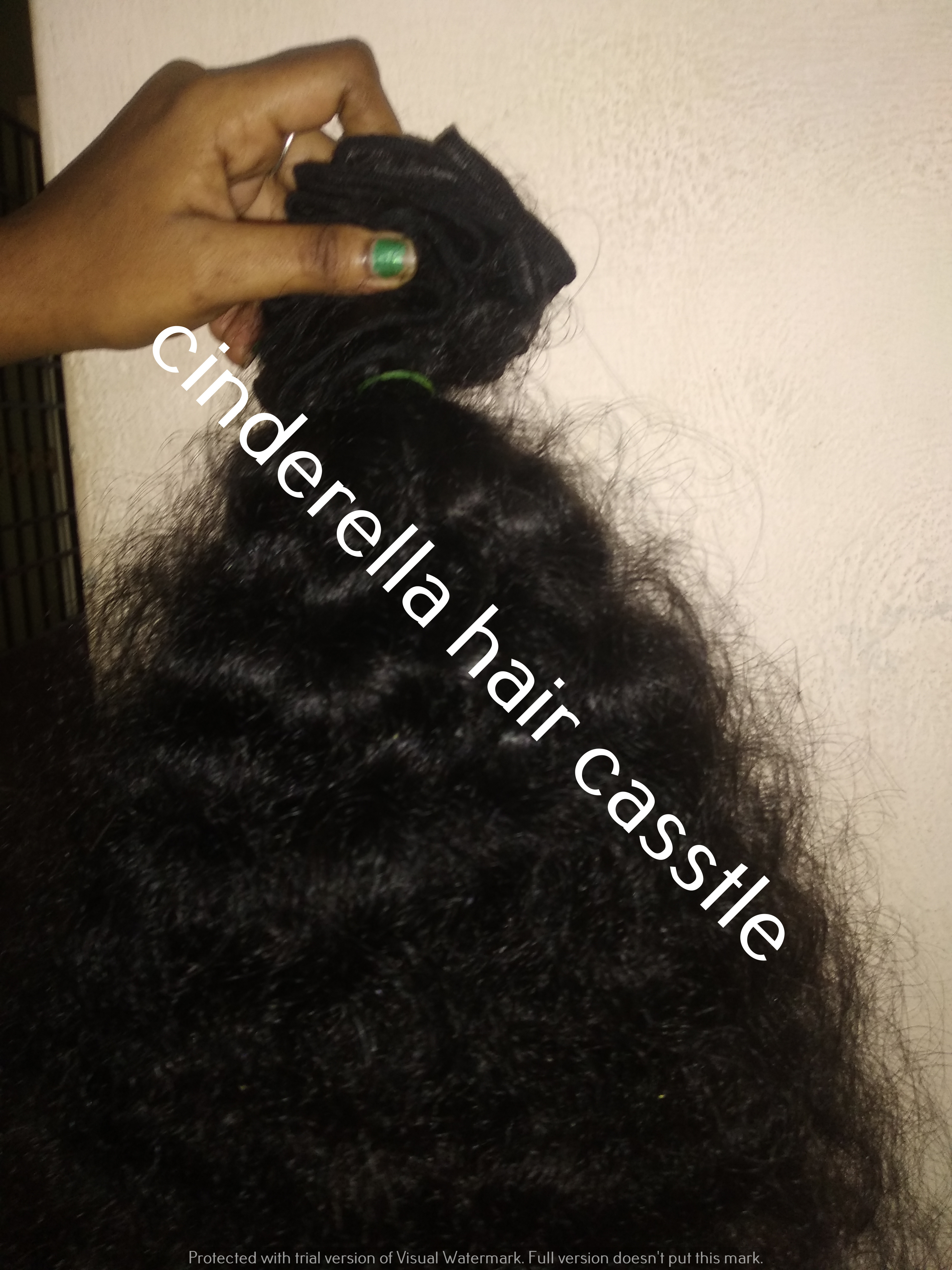Natural Brown New Collections Raw Indian Curly Virgin Human Hair Extensions