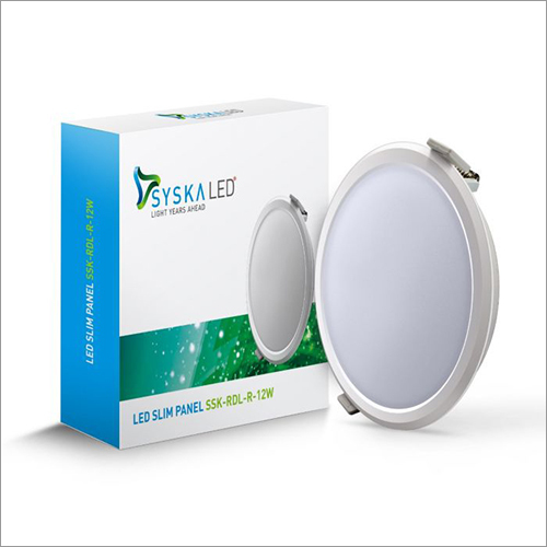 Cool White Syska Led Slim Panel Light