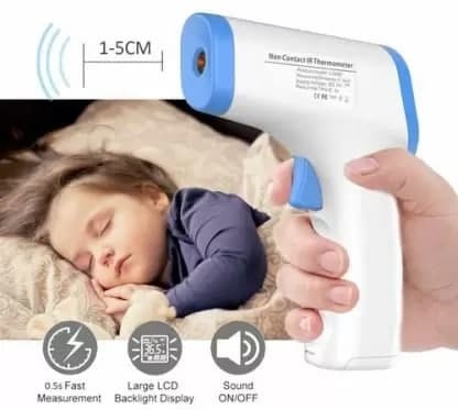 Rk Lz600 Infrared Forehead Temperature Thermometer Gun