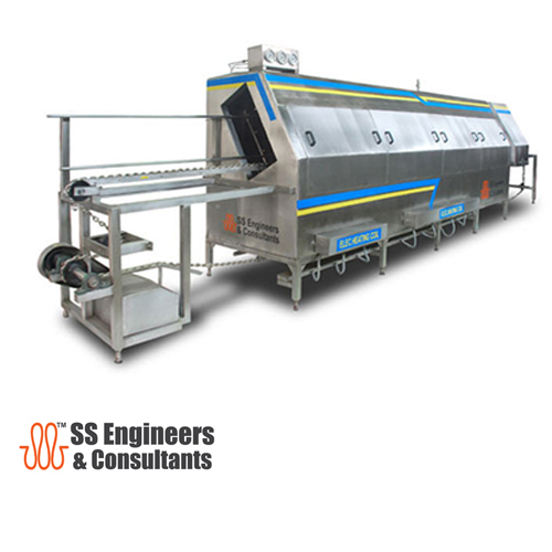 Industrial Crate Washer Machine - Stainless Steel, Automatic Operation, 400-3000 Capacity | Hygienic & Updated Design, Water Cooling System, Plc Control