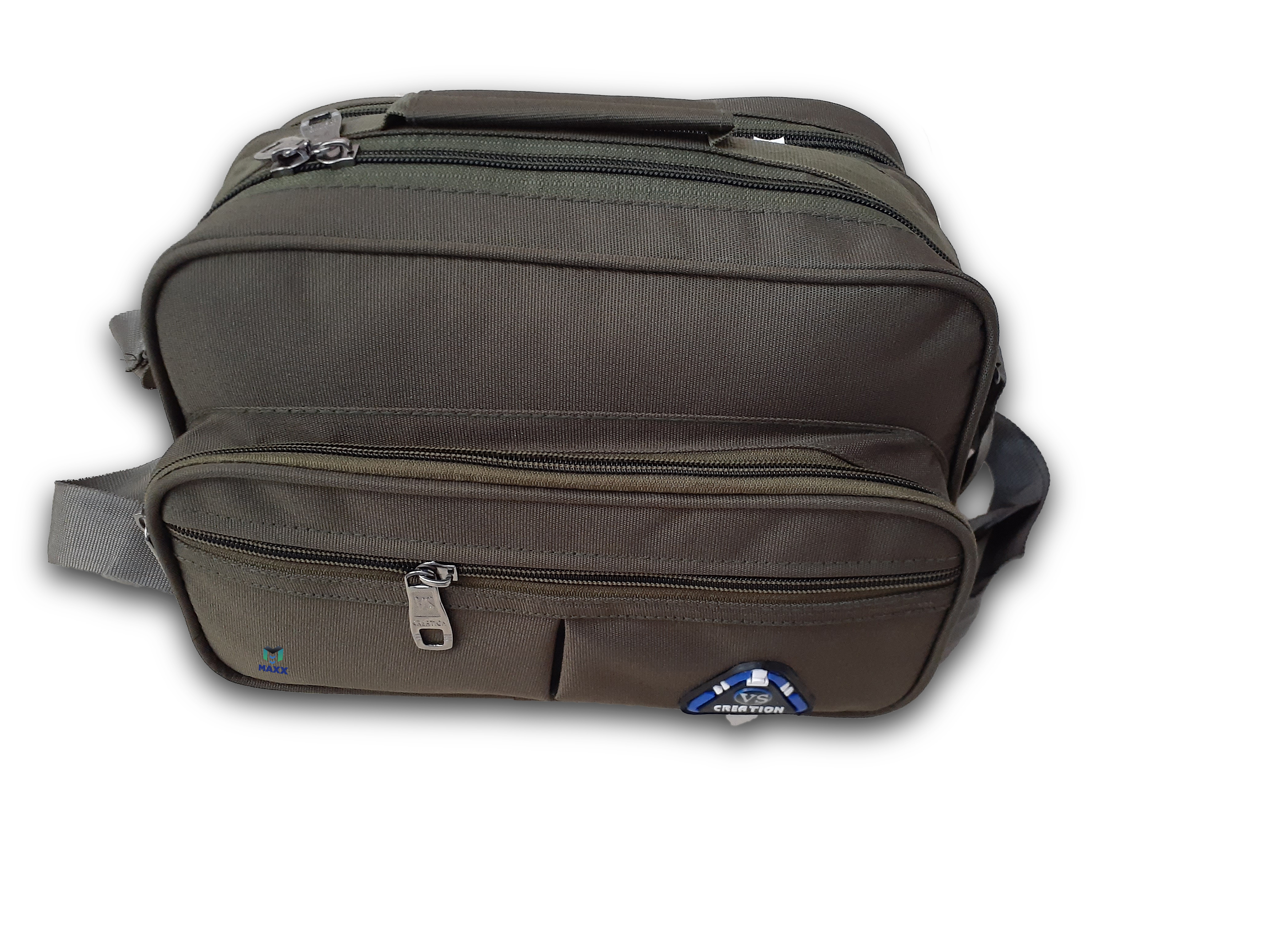 Tiffin Bag - Polyester Material, Medium Size, Plain Pattern, Black Color - Adjustable Handles, Zip Closure, Ideal For Office Use