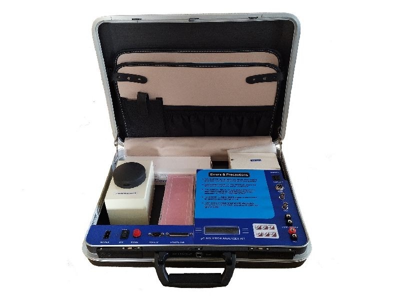 White Microprocessor Solution Analyzer Kit