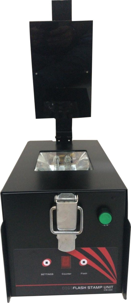 Digital Flash Stamp Machine - Color: Black