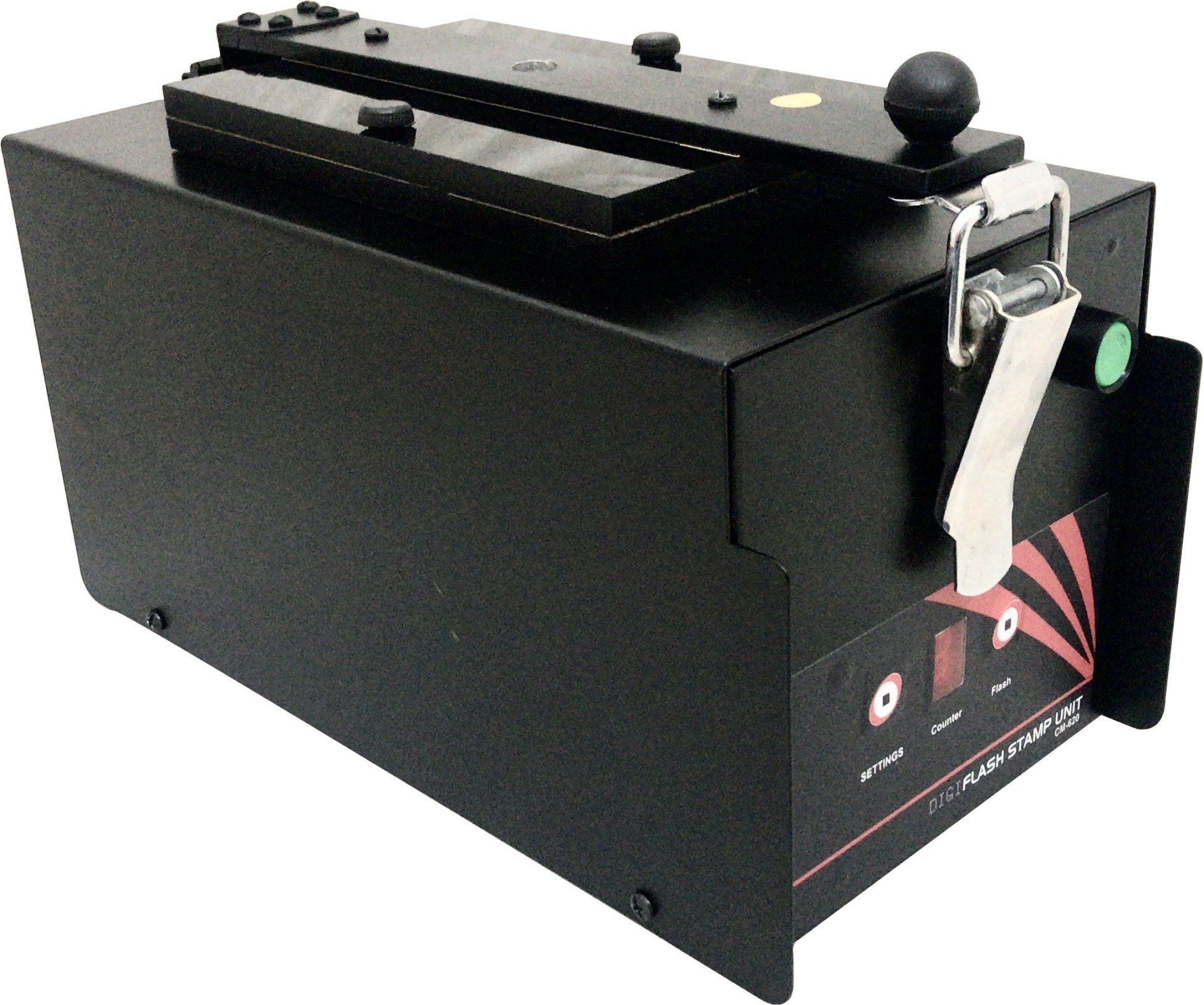 Digital Flash Stamp Machine - Color: Black