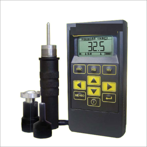 Portable Hardness Tester - Metal Construction | Manual Control for Industrial Applications, Versatile Usage in Tough Environments