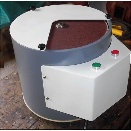 Spectro Polishing Machine - Stainless Steel & Mild Steel, 110-220 Voltage | Industrial Grade, Blue & Gray Finish