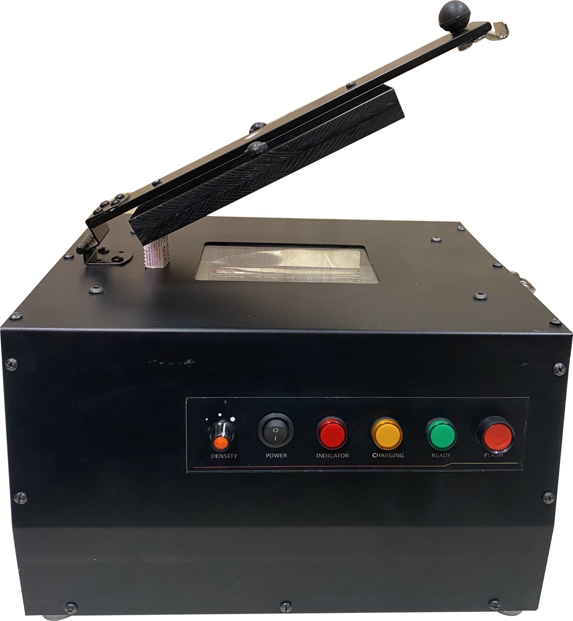 4 Tube High Power Pre Ink Stamp Making Machine - Color: Black