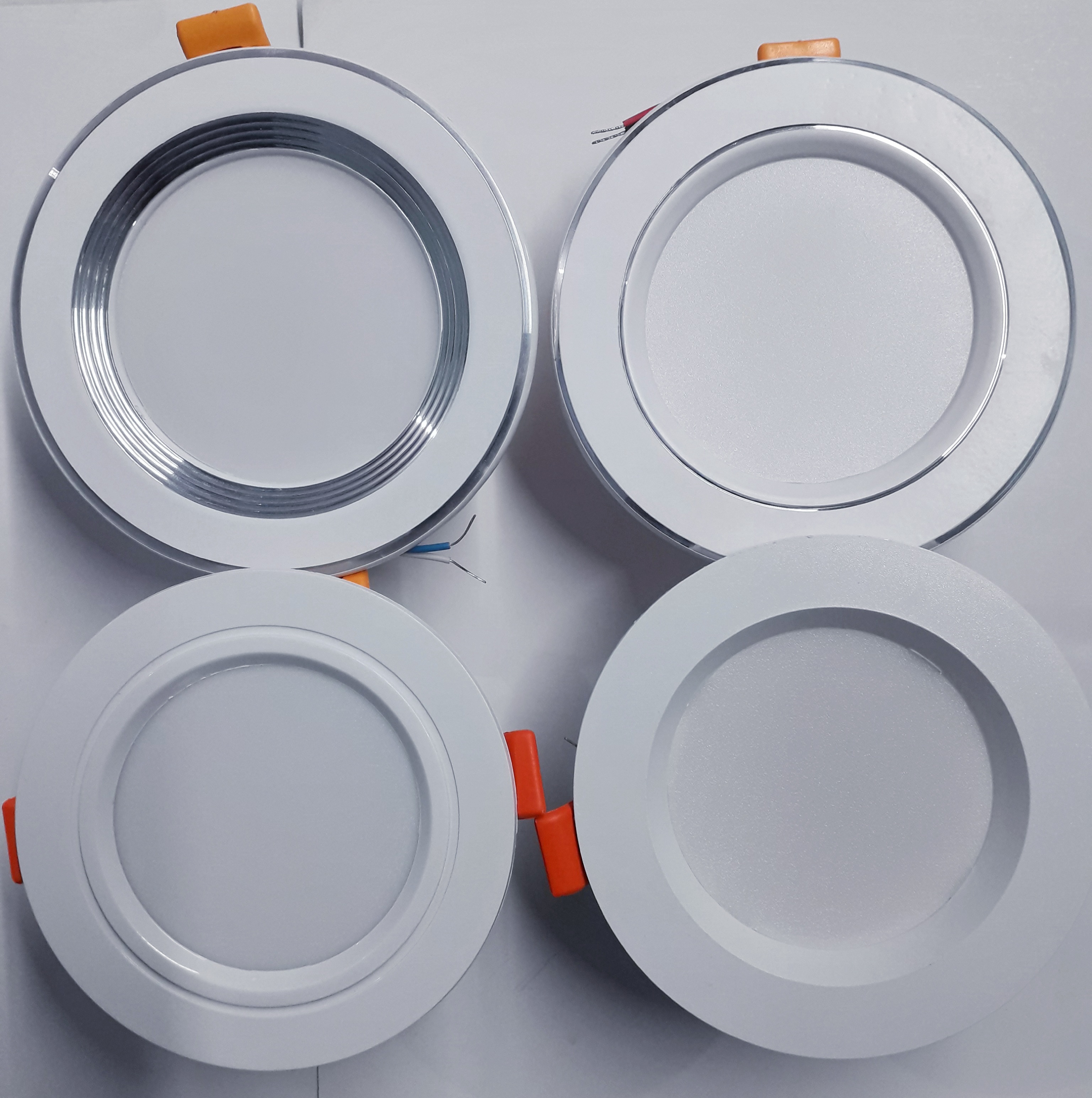 Electric Led Downlight - Aluminum & Polycarbonate Round Design, 7w Power, Cool White 6500k | 1 Year Warranty, Suitable For Industrial & Commercial Use