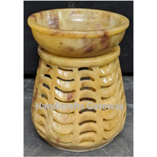 All Soapstone Colors Will Be Vary Handmade Stone Aroma Oil Burner 2021