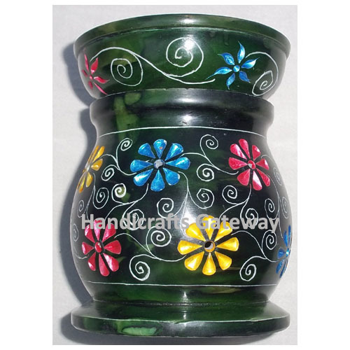 घर की सजावट के लिए सभी सोपस्टोन रंग अलग-अलग होंगे काला अरोमा ऑयल बर्नर