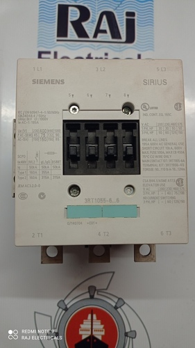 SIEMENS CONTACTOR - 3RT 1055